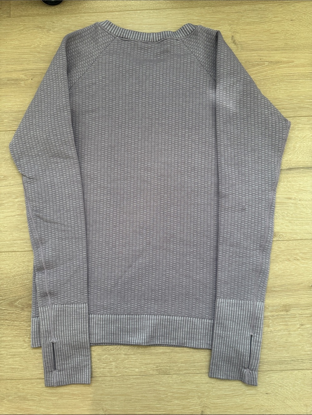 lululemon athletica Long Sleeve Waffle Knit Crew - Lavender - Picture 2 of 3